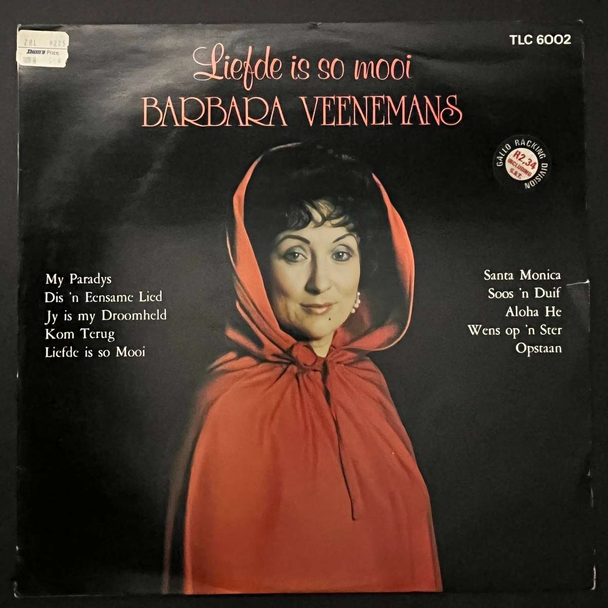 Barbara Veenemans  Liefde Is So Mooi | Vinyl LP