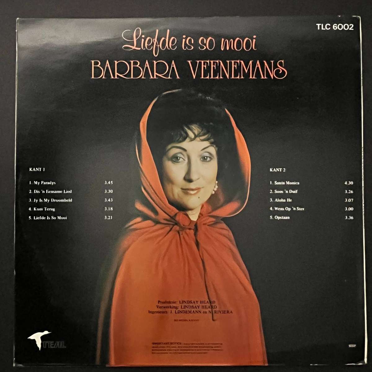 Barbara Veenemans  Liefde Is So Mooi | Vinyl LP