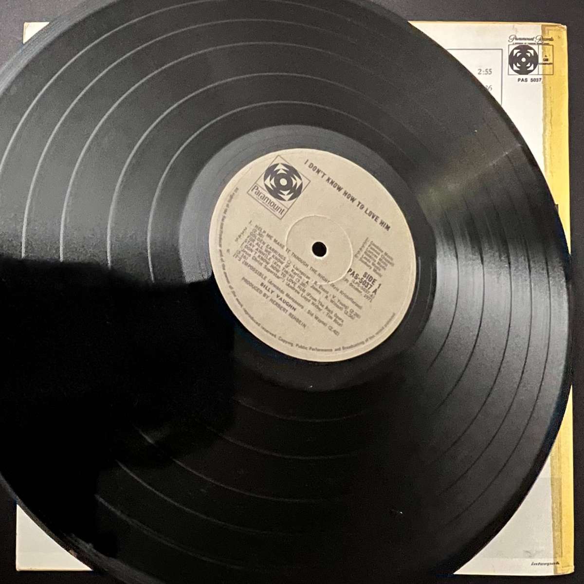 Billy Vaughn  I Don't Know How To Love Him | Vinyl LP