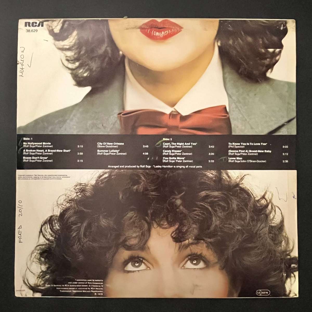 Lesley Hamilton  No Hollywood Movie | Vinyl LP