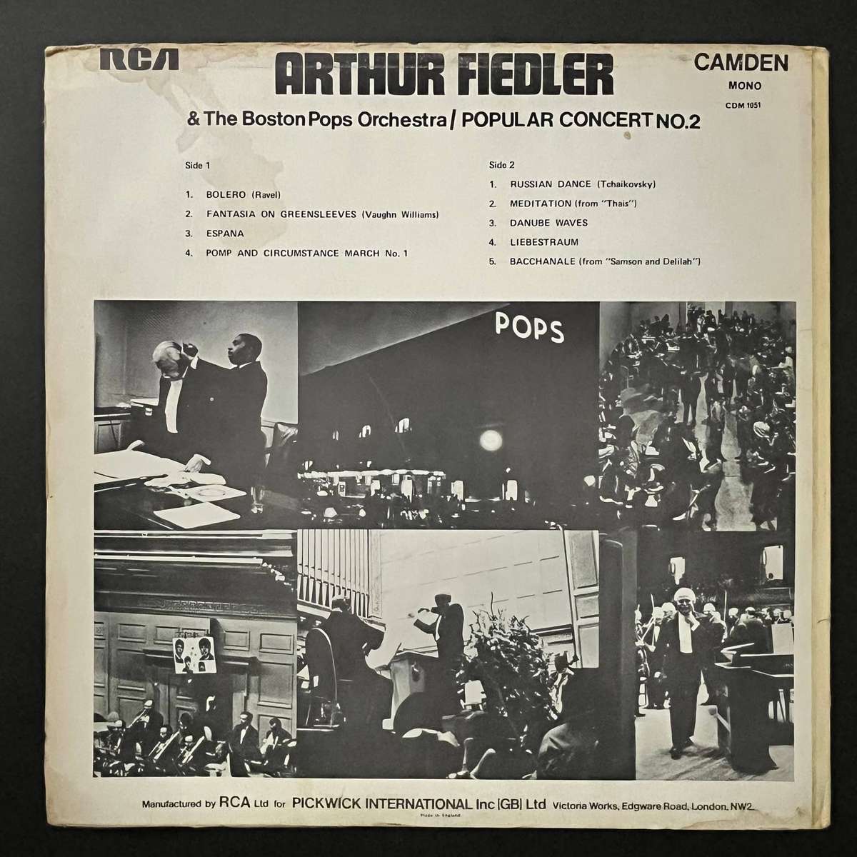 Arthur Fiedler & The Boston Pops Orchestra | Vinyl LP