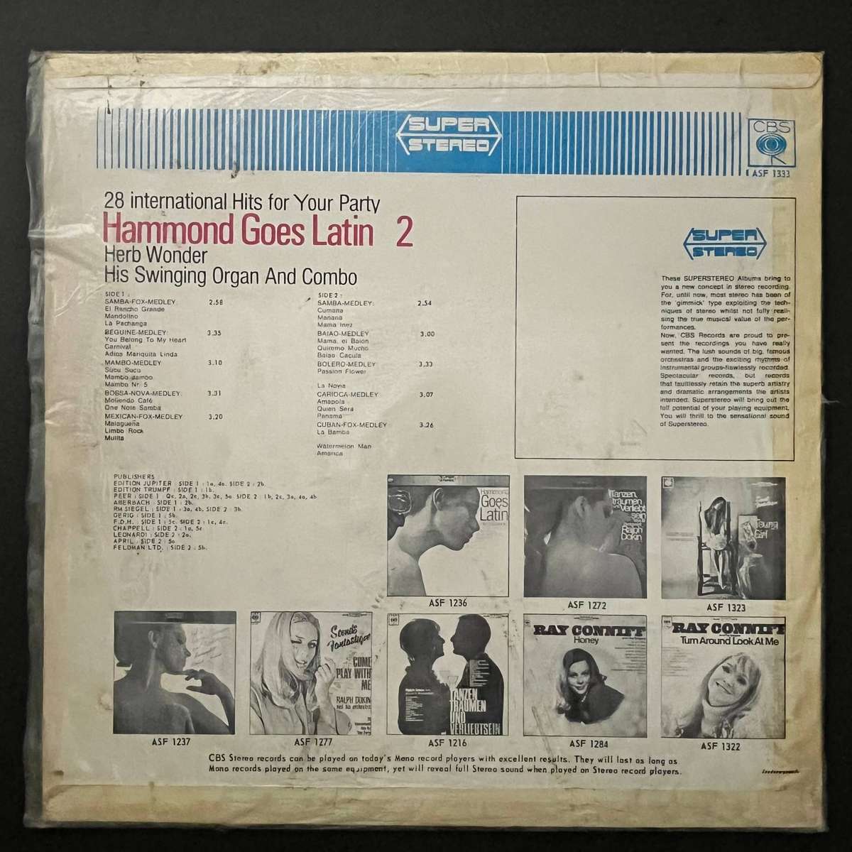 Herb Wonder & His Swinging Organ Combo  Hammond Goes Latin Vol. 2 | Vinyl LP