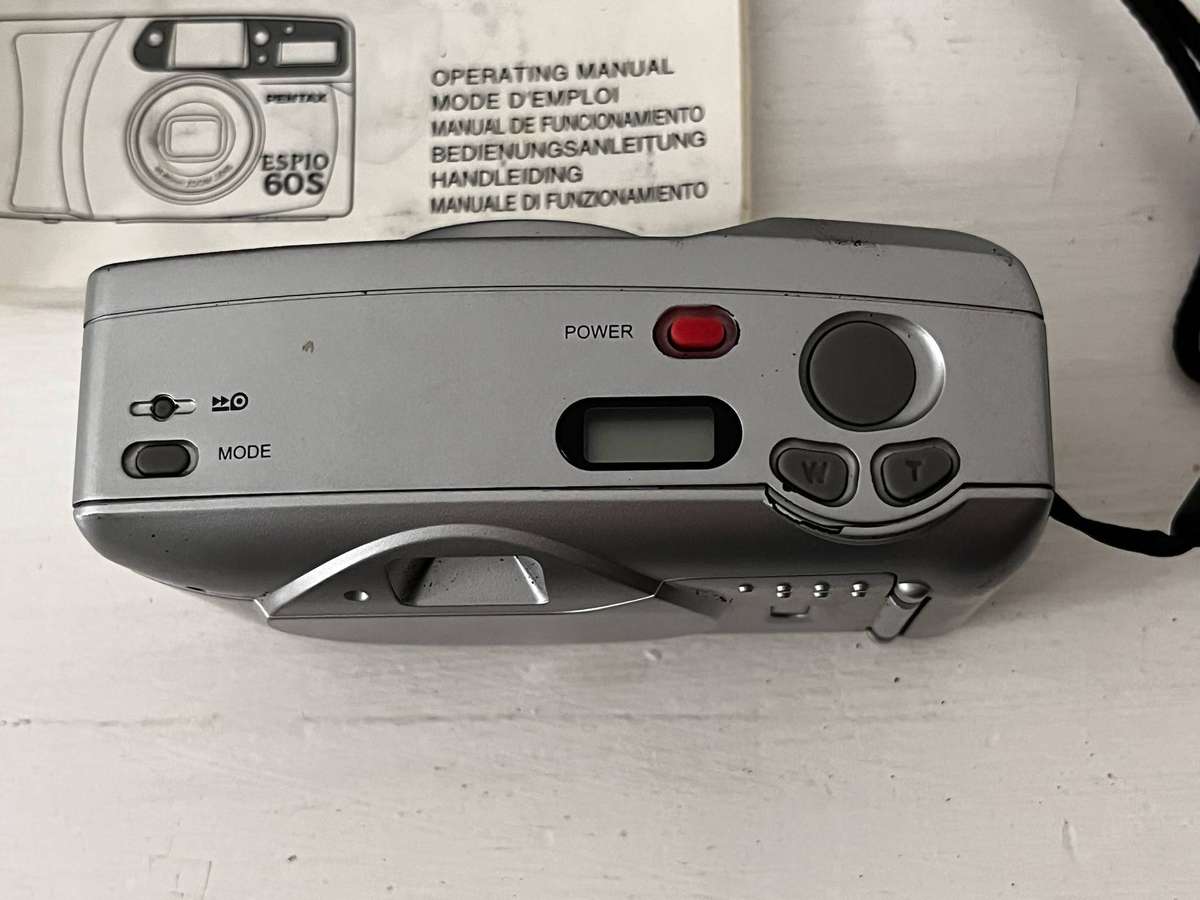 Pentax Espio 60S AF Compact 35mm Film Camera  With Case & Manual