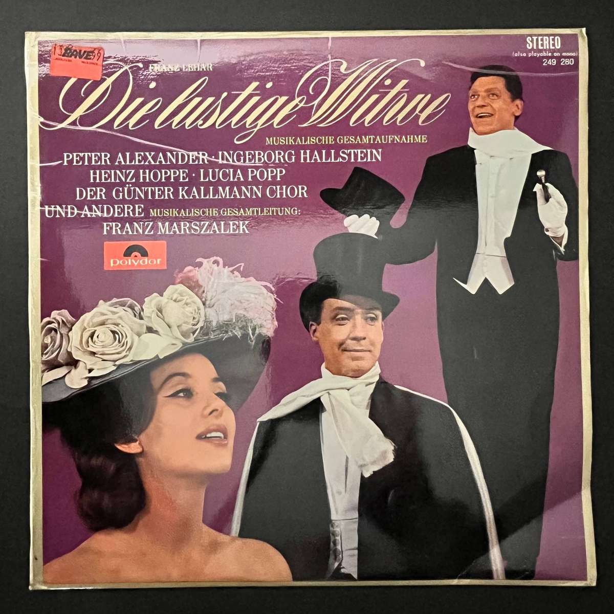 Franz Lehár  Die Lustige Witwe (The Merry Widow) Polydor | Vinyl LP