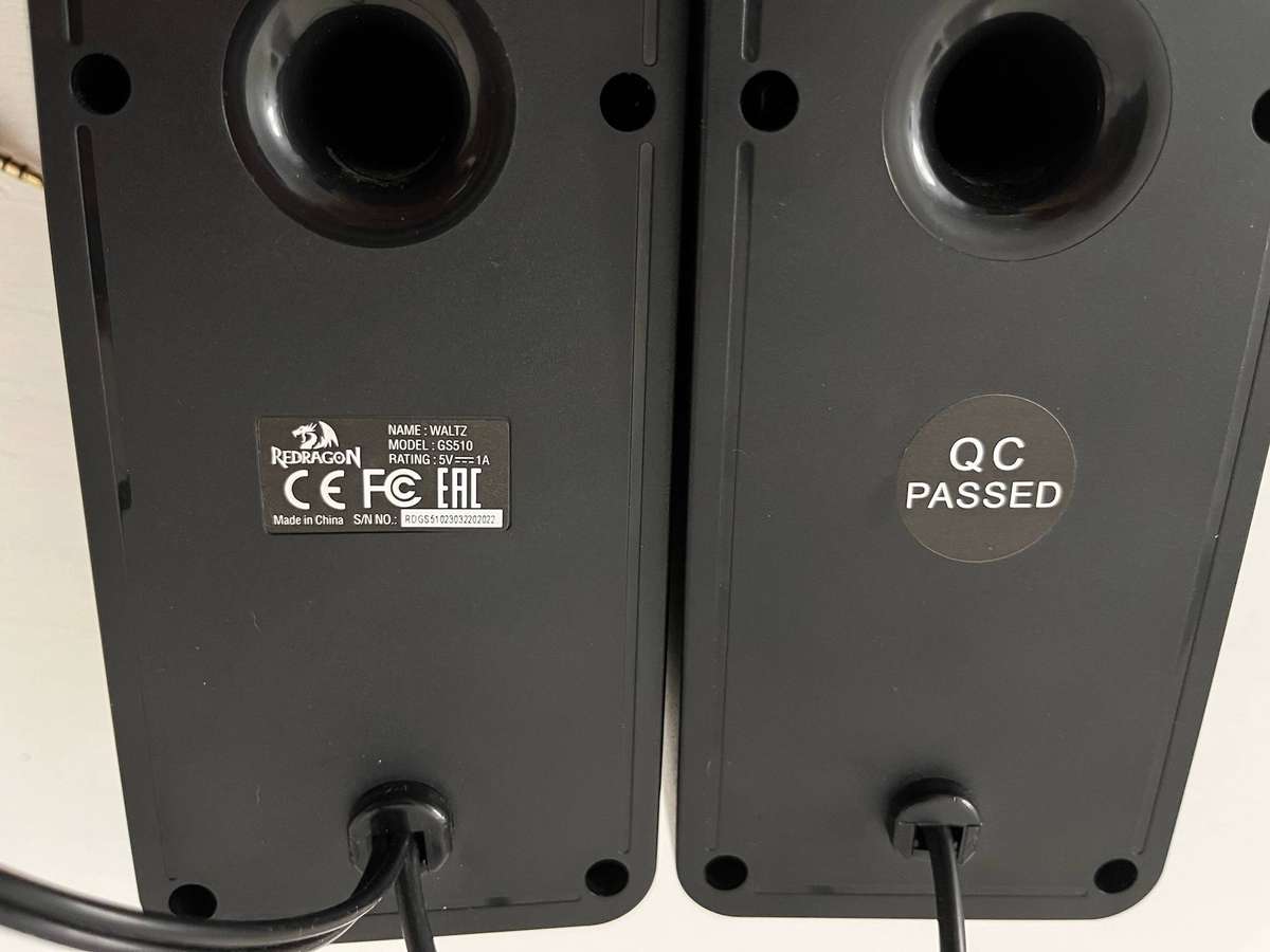 Redragon Waltz GS510 USB Desktop Speakers  Working Condition