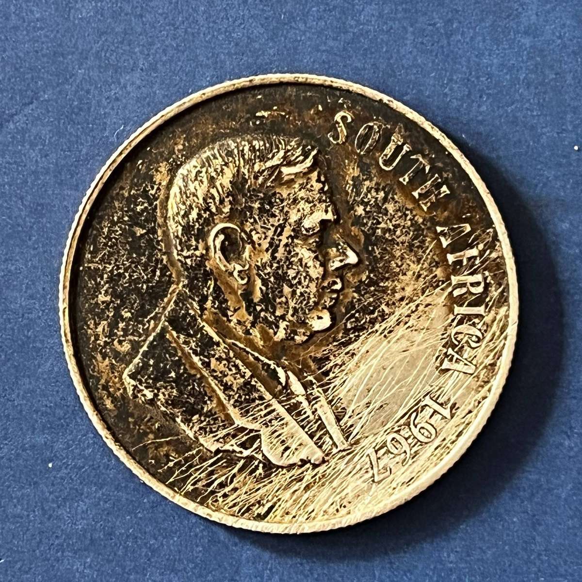  South Africa  1 Rand  1967 | Silver (.800)