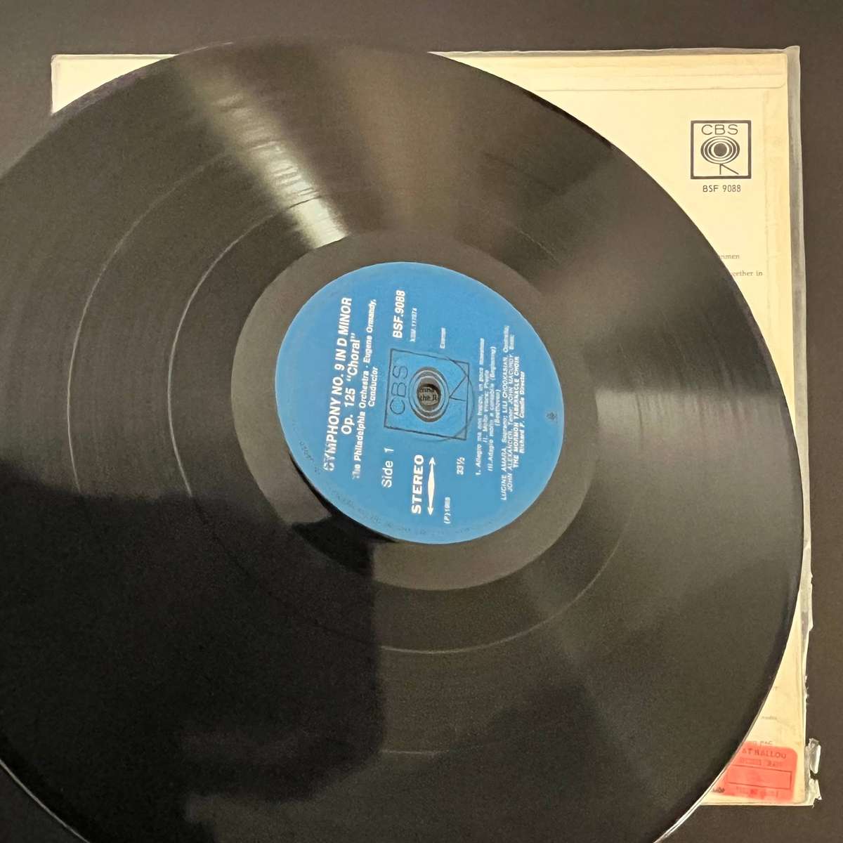 Beethoven Symphony No. 9 Philadelphia Orchestra Eugene Ormandy | Vinyl LP