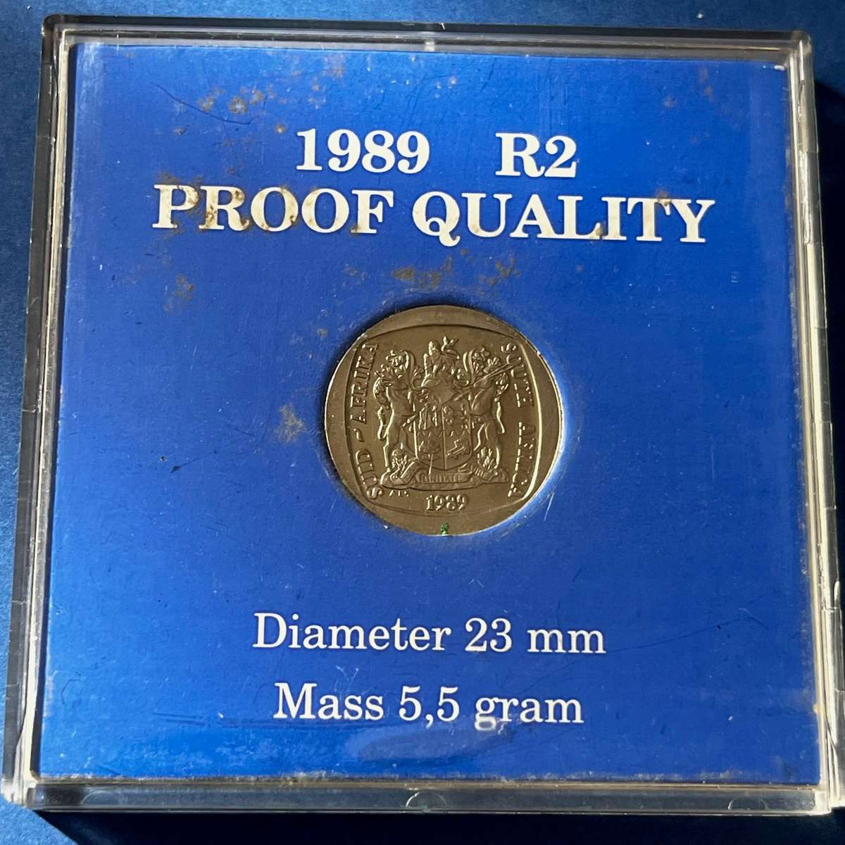  South Africa 1989 R2 Proof Coin | Proof Quality | Nickel