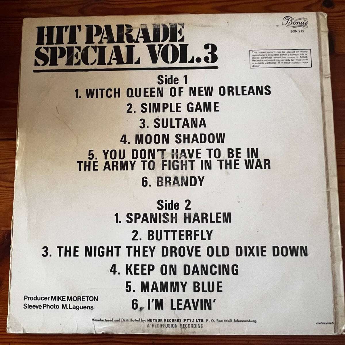 HIT Parade Special Vol.3  | Vinyl LP