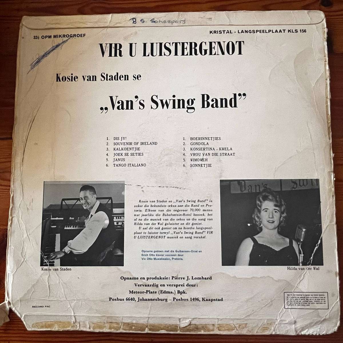 Van's Swing Band | Vinyl LP