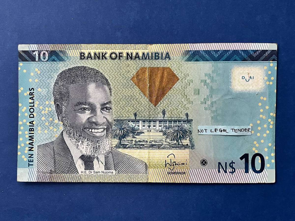 10 Dollars Bank of Namibia Banknote