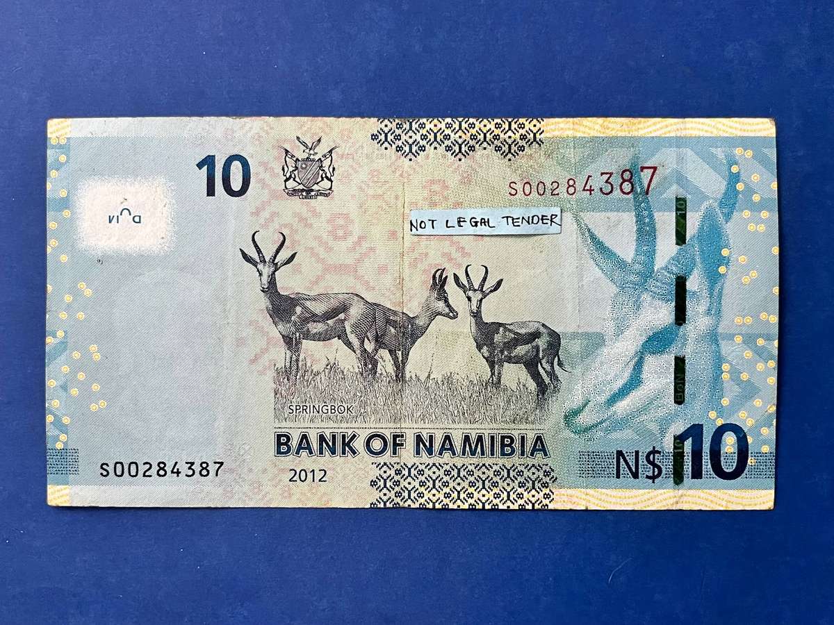 10 Dollars Bank of Namibia Banknote