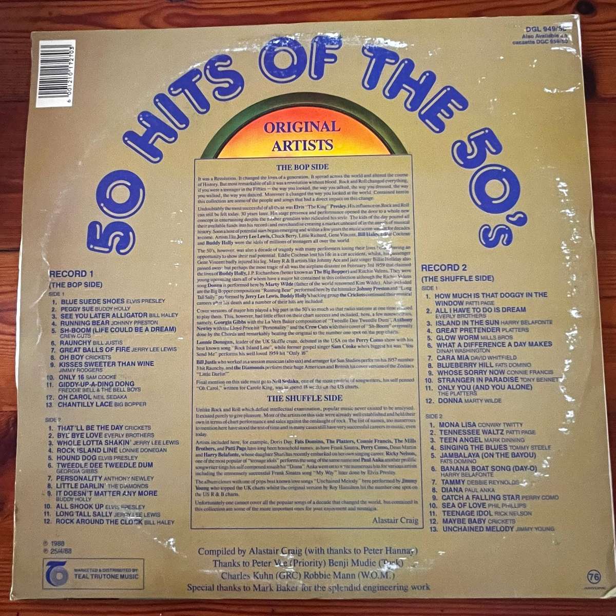 50 Hits of the 50's 2LP | Vinyl LP