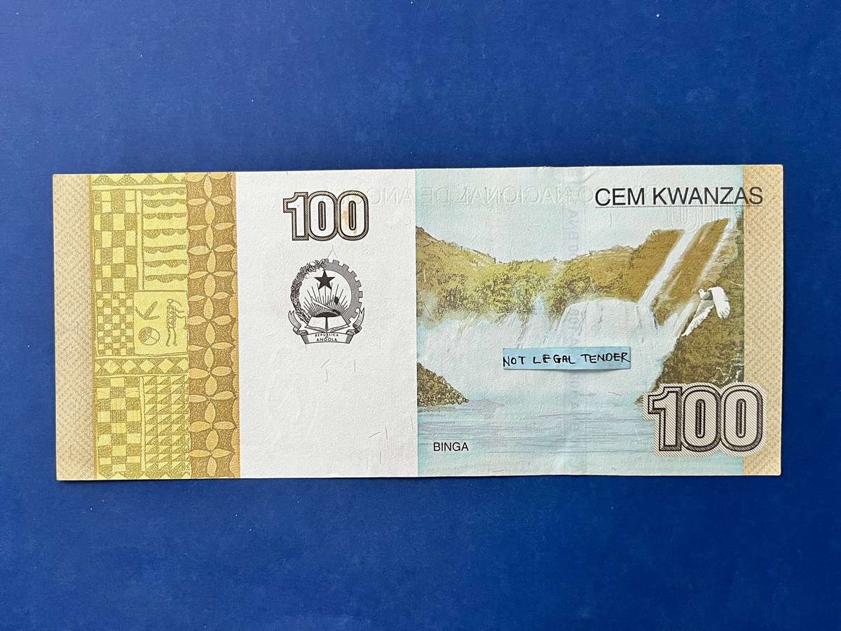 UNC 100 Kwanzas 2012 Banknote Banco Nacional de Angola