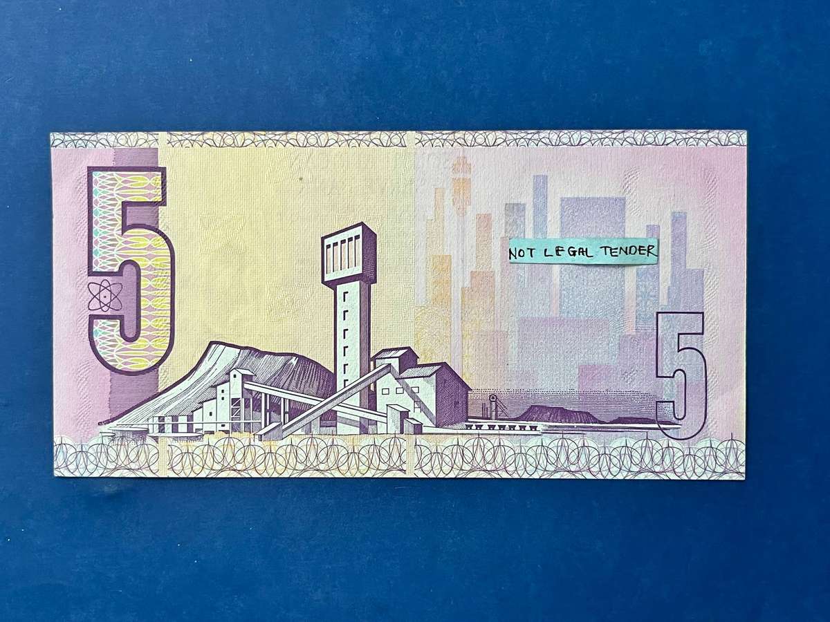 UNC 5 Rand C.L. Stals Governor Banknote