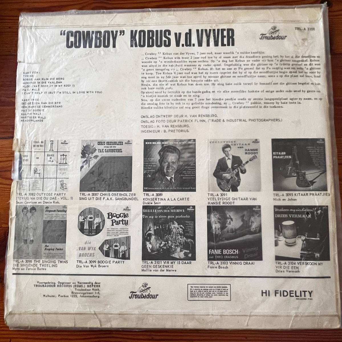 "Cowboy" Kobus v.d. Vyver | Vinyl LP