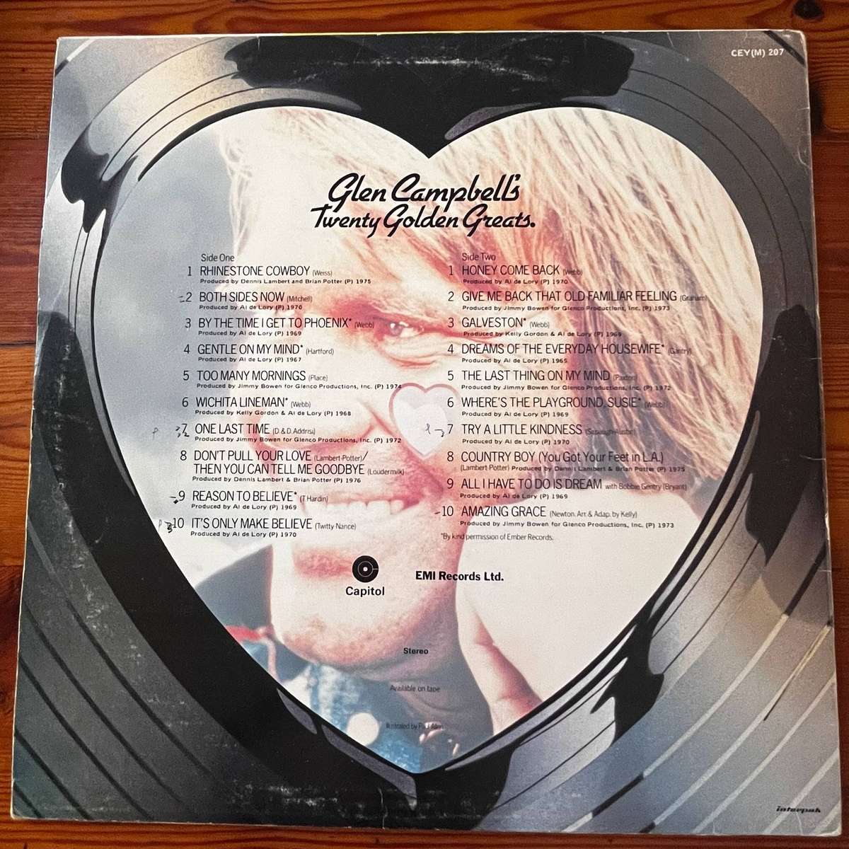 Glen Cambells Twenty Golden Greats | Vinyl LP