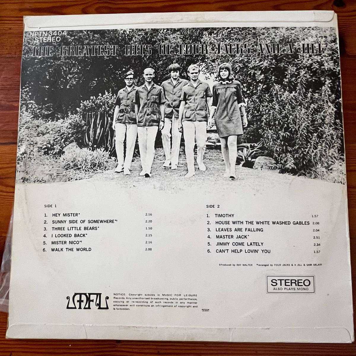 The Greatest Hits of Four Jackals and a Jill | Vinyl LP