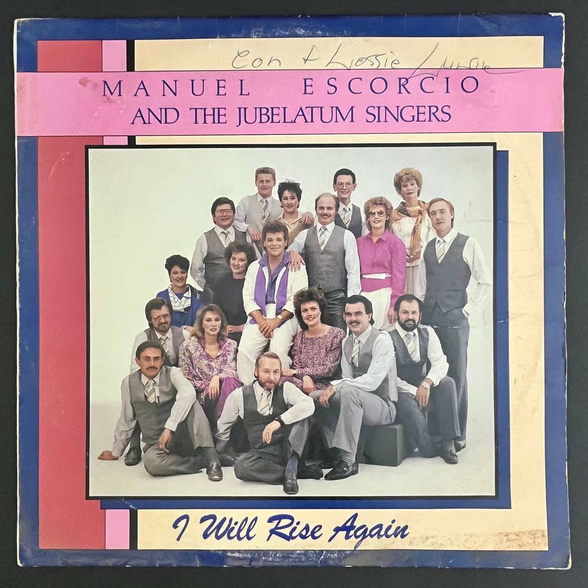 Manuel Escorcio & The Jubelatum Singers  I Will Rise Again | Vinyl LP