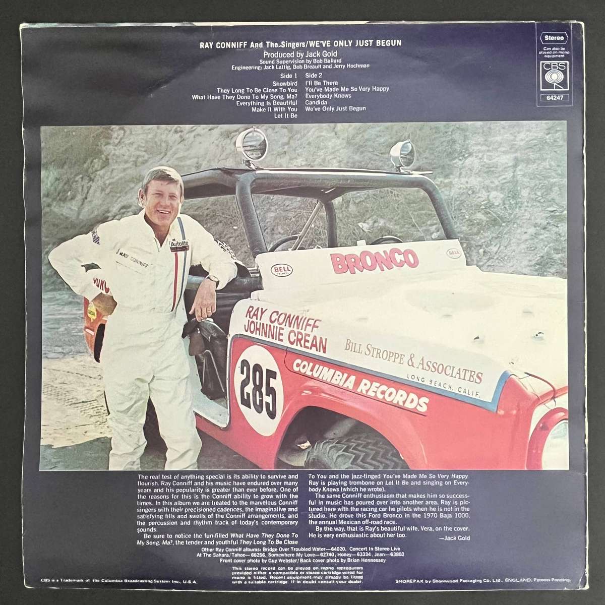 Ray Conniff & The Singers We've Only Just Begun | Vinyl LP