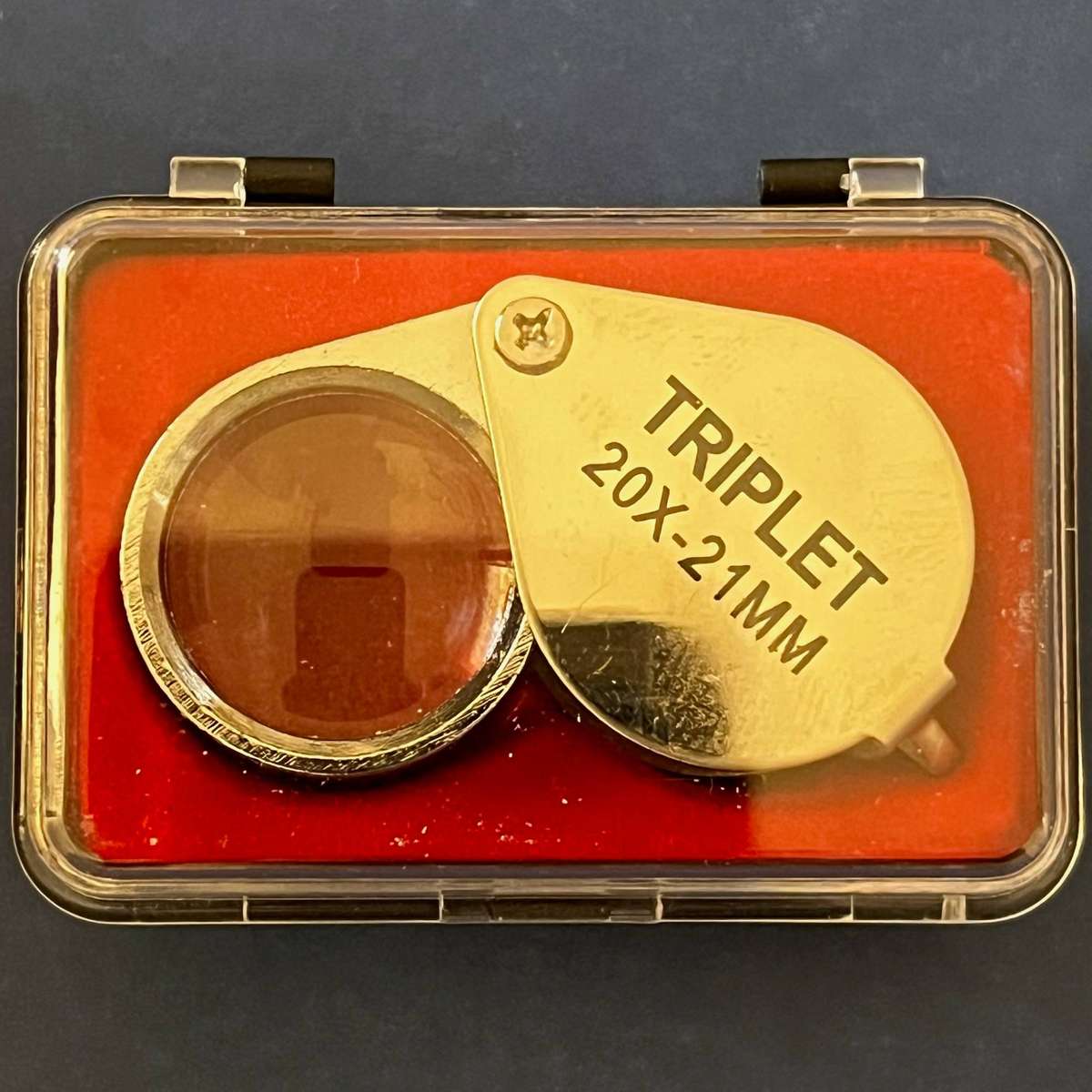  Triplet Jewelers Loupe | 20× Magnification | 21mm Lens