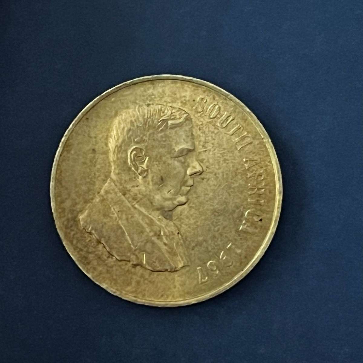  1R Silver Coin  1967  South Africa | 80% Silver