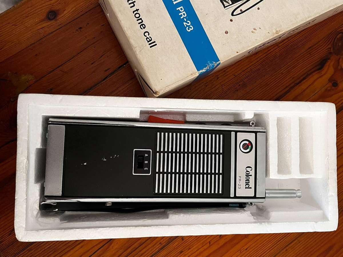  Colonel PR-23 Handheld Transceiver | 2W 3-Channel | Vintage | Boxed