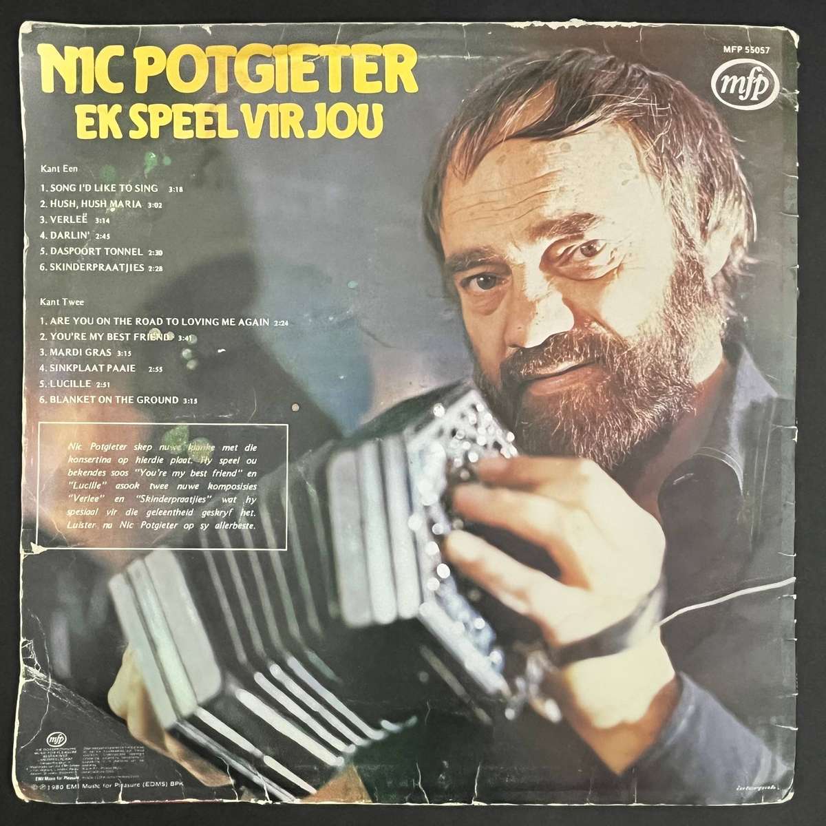 Nic Potgieter  Ek Speel Vir Jou | Vinyl LP