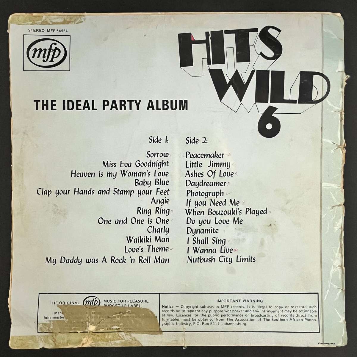 Hits Wild! 24 Fabulous Titles | Vinyl LP