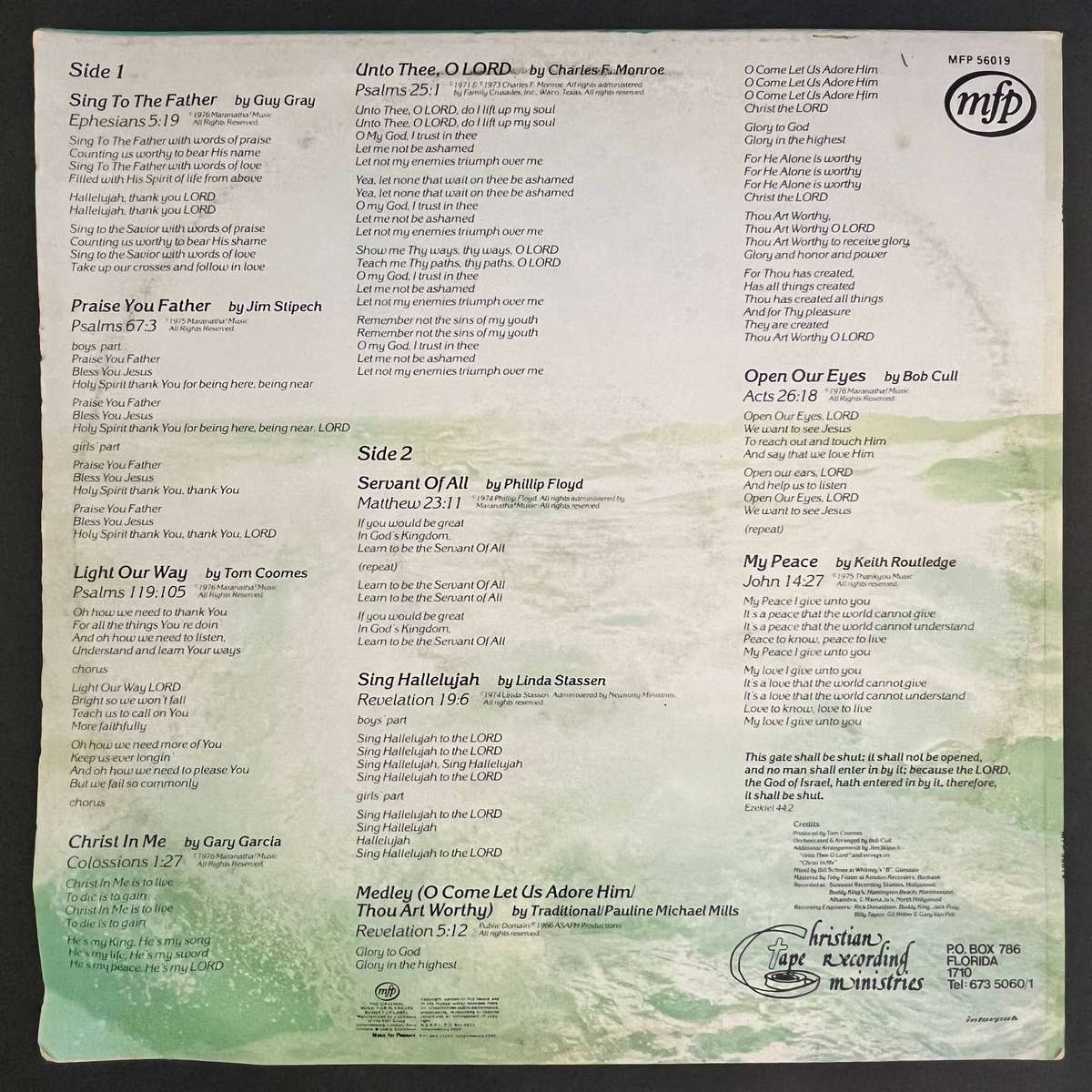 Praise 2 Maranatha Singers Religious Music Christian Worship | Vinyl LP