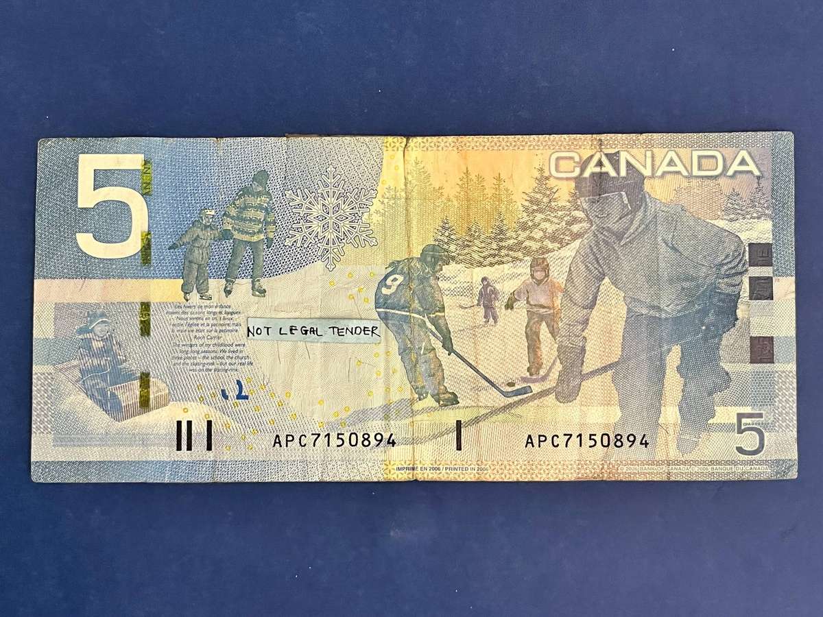 5 Dollars Bank of Canada 2006 Banknote