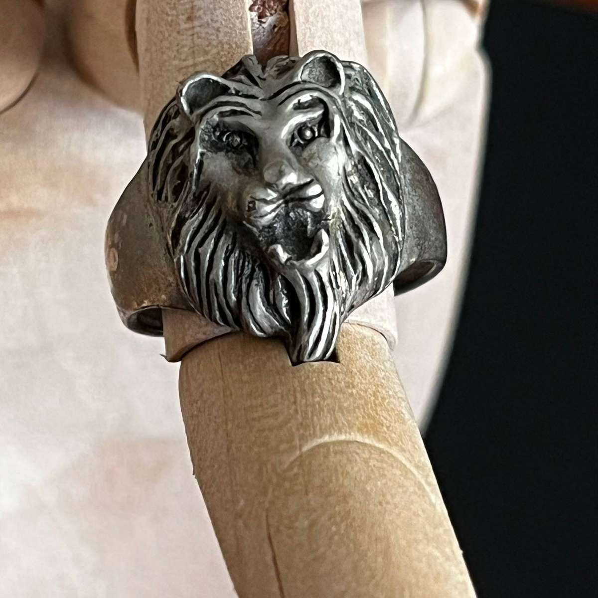  Lion Head Ring | Silver-Tone | Statement Ring | Costume Jewelry