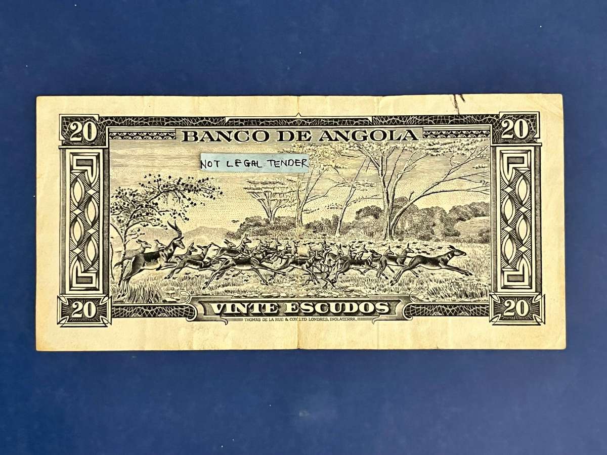 20 Escudos 1962 Banco de Angola Banknote
