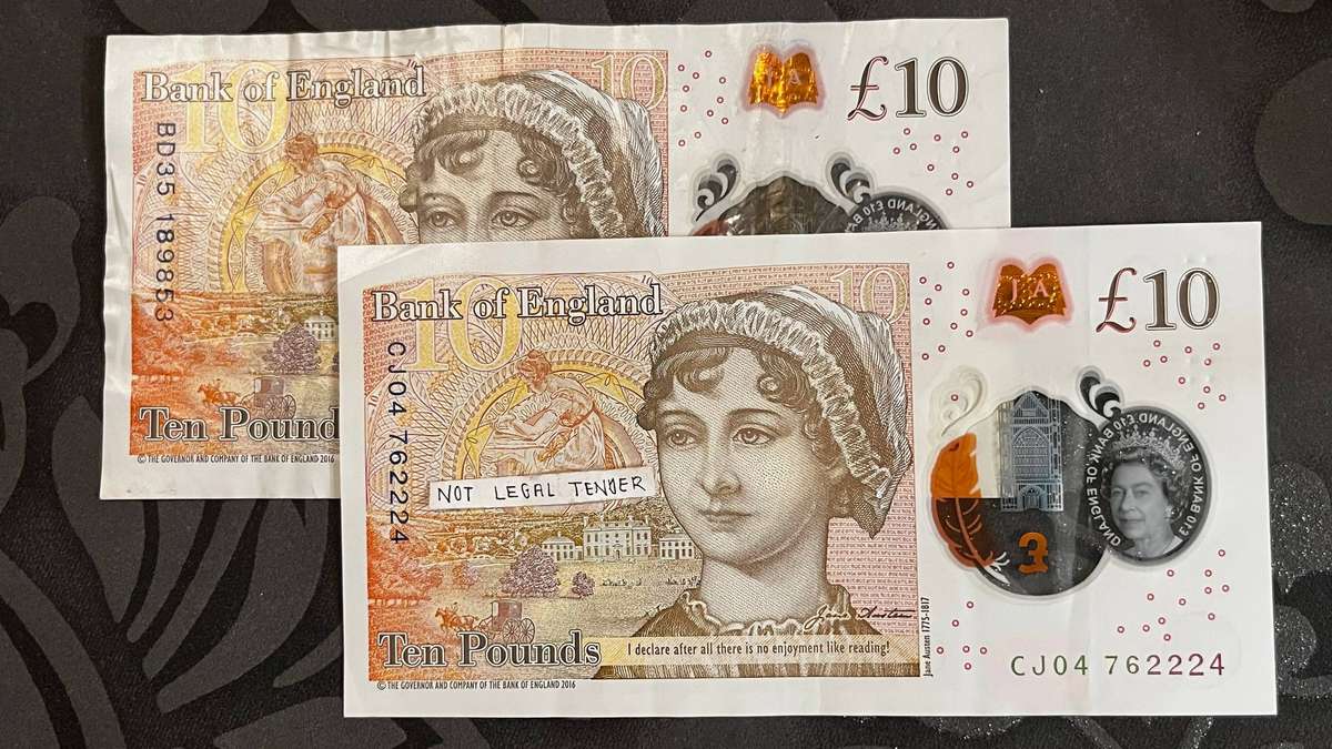 United Kingdom £10 Banknote x 2