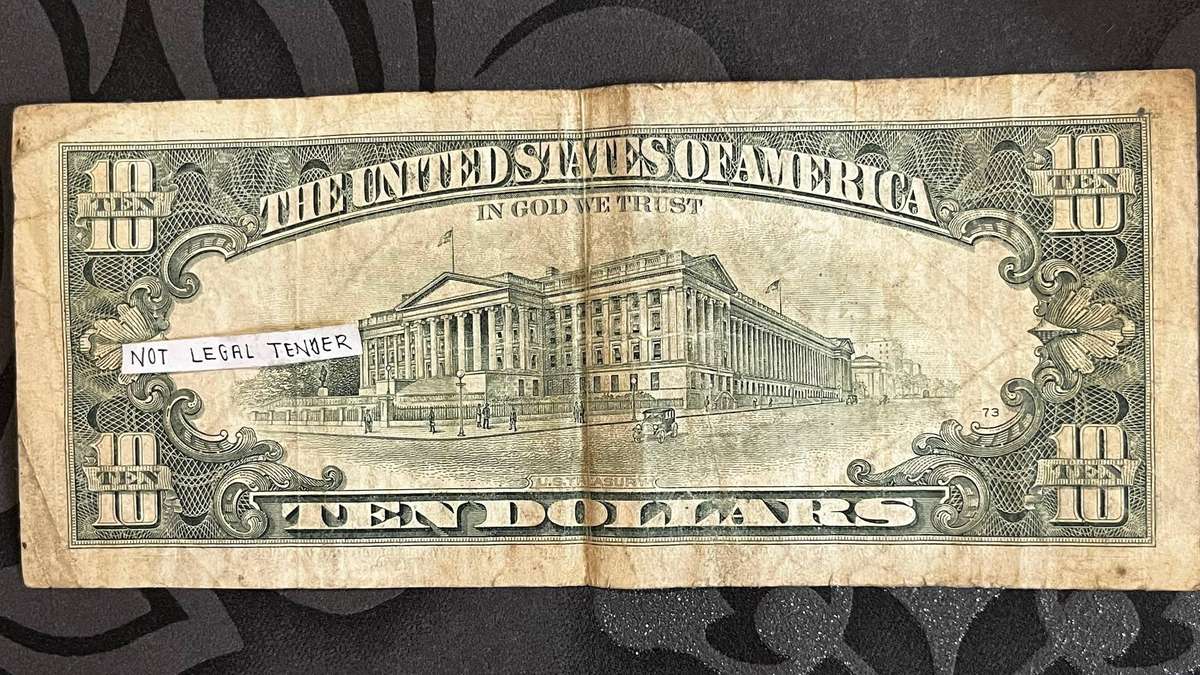 USA $10 Federal Reserve Note 1995