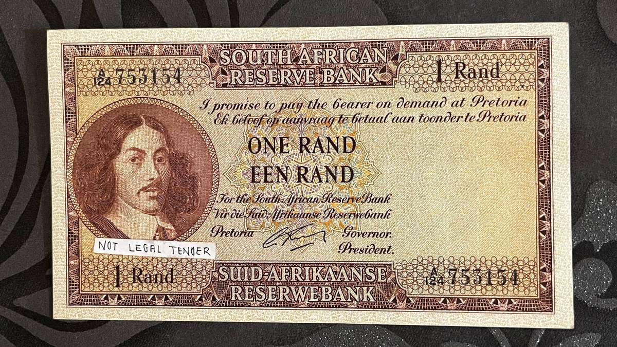 South Africa 1 Rand Banknote
