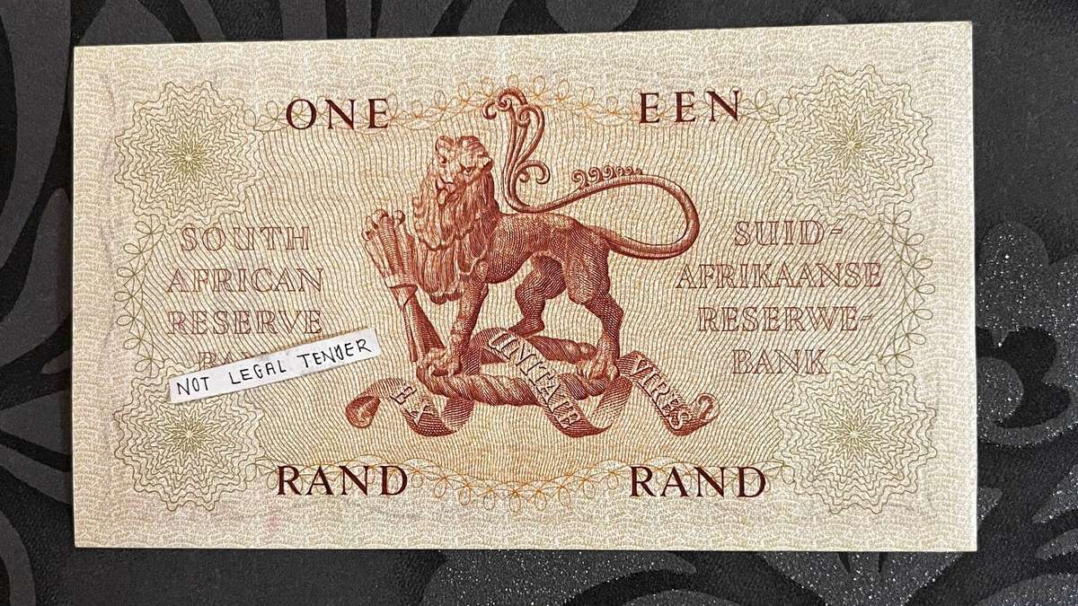 South Africa 1 Rand Banknote