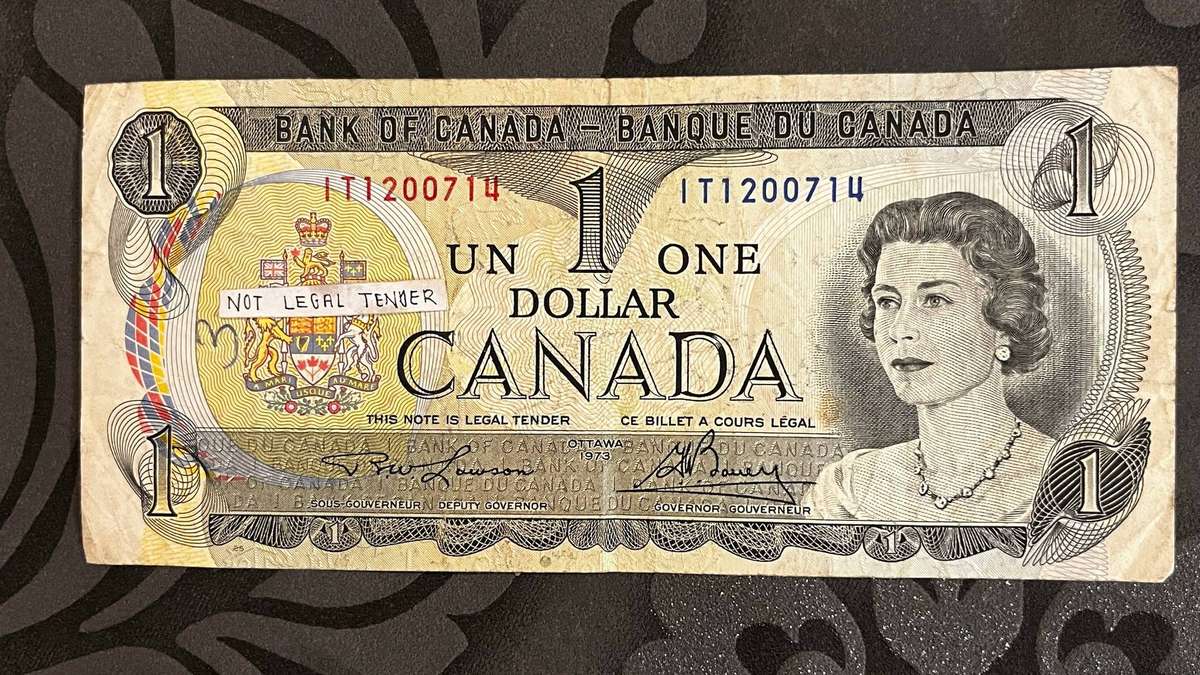 Canada 1 Dollar Banknote  1973 Issue