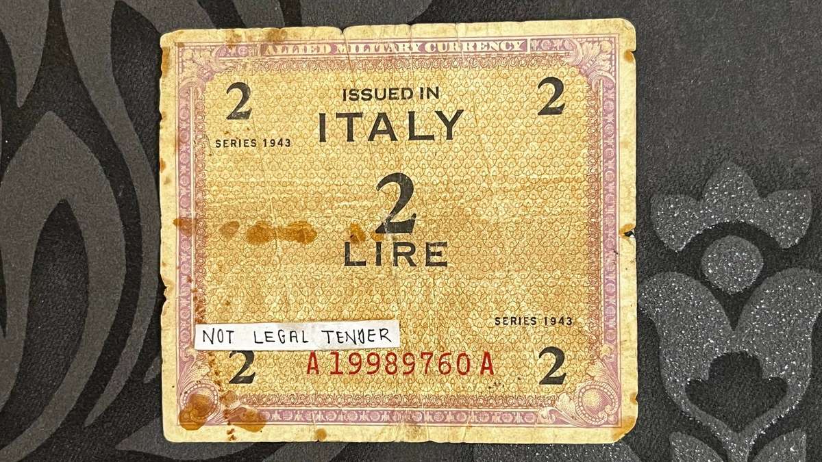 Italy 2 Lire  Series 1943