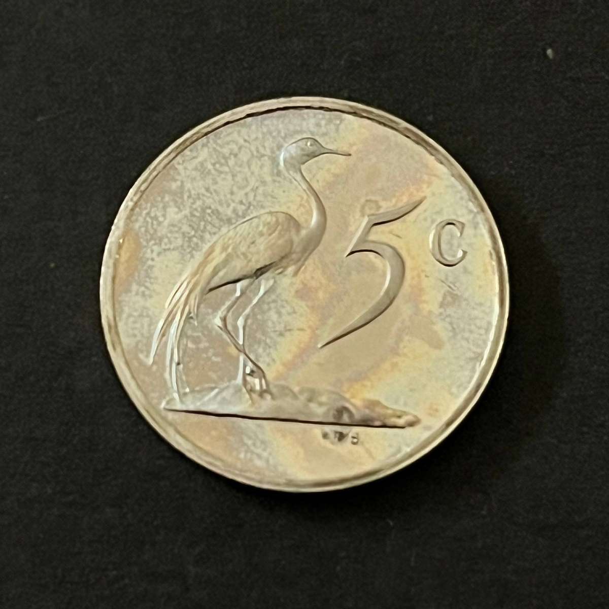  South Africa 5 Cent Coin 1989 Proof
