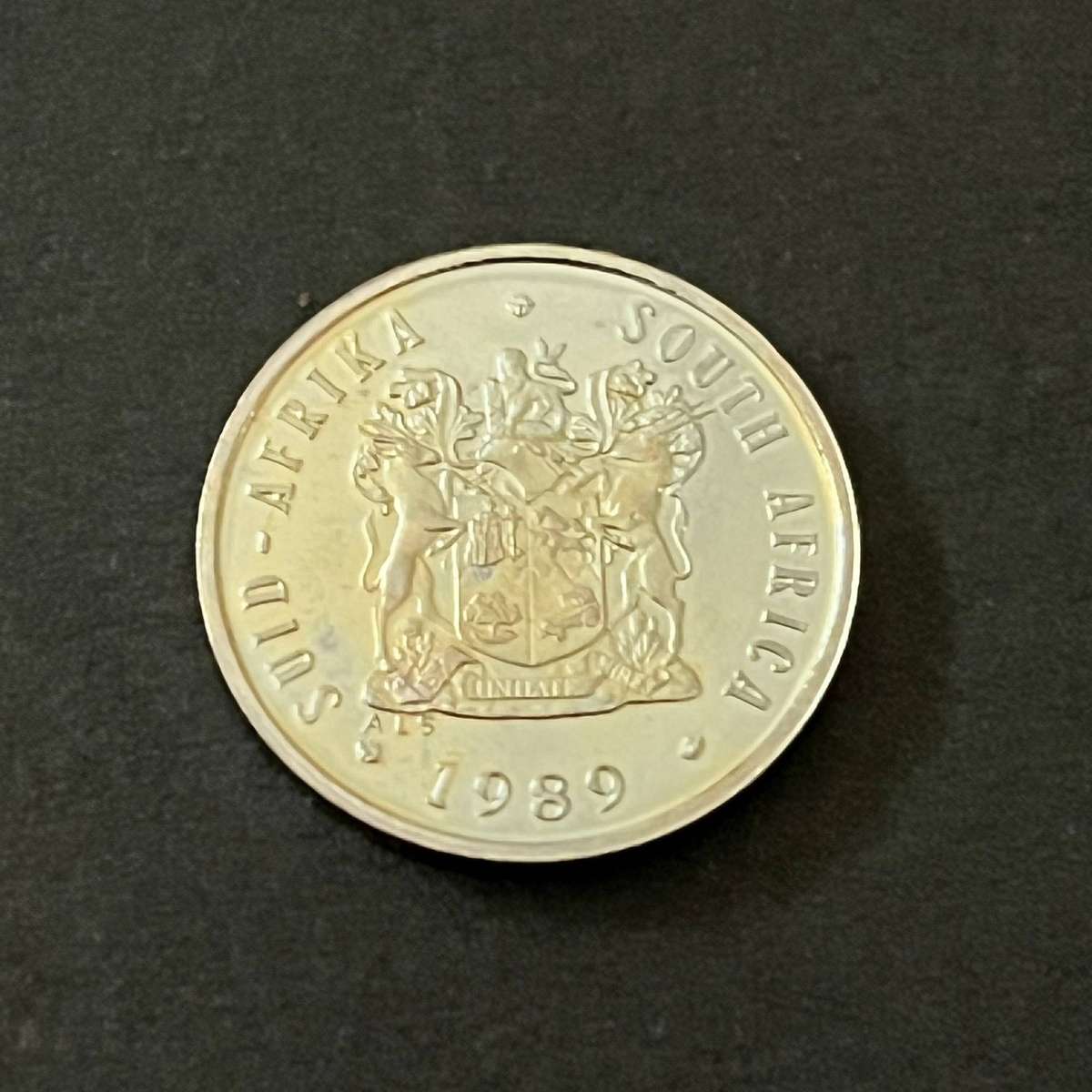  South Africa 5 Cent Coin 1989 Proof High Lustre
