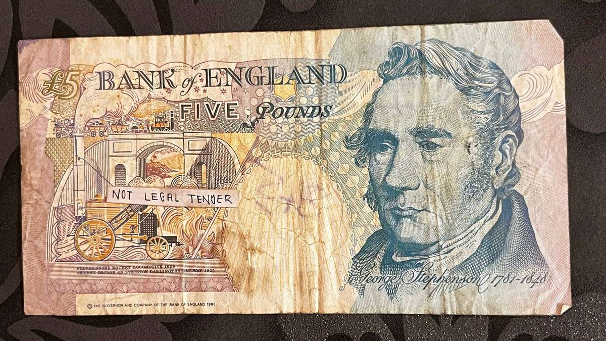 Bank of England £5 Five Pounds