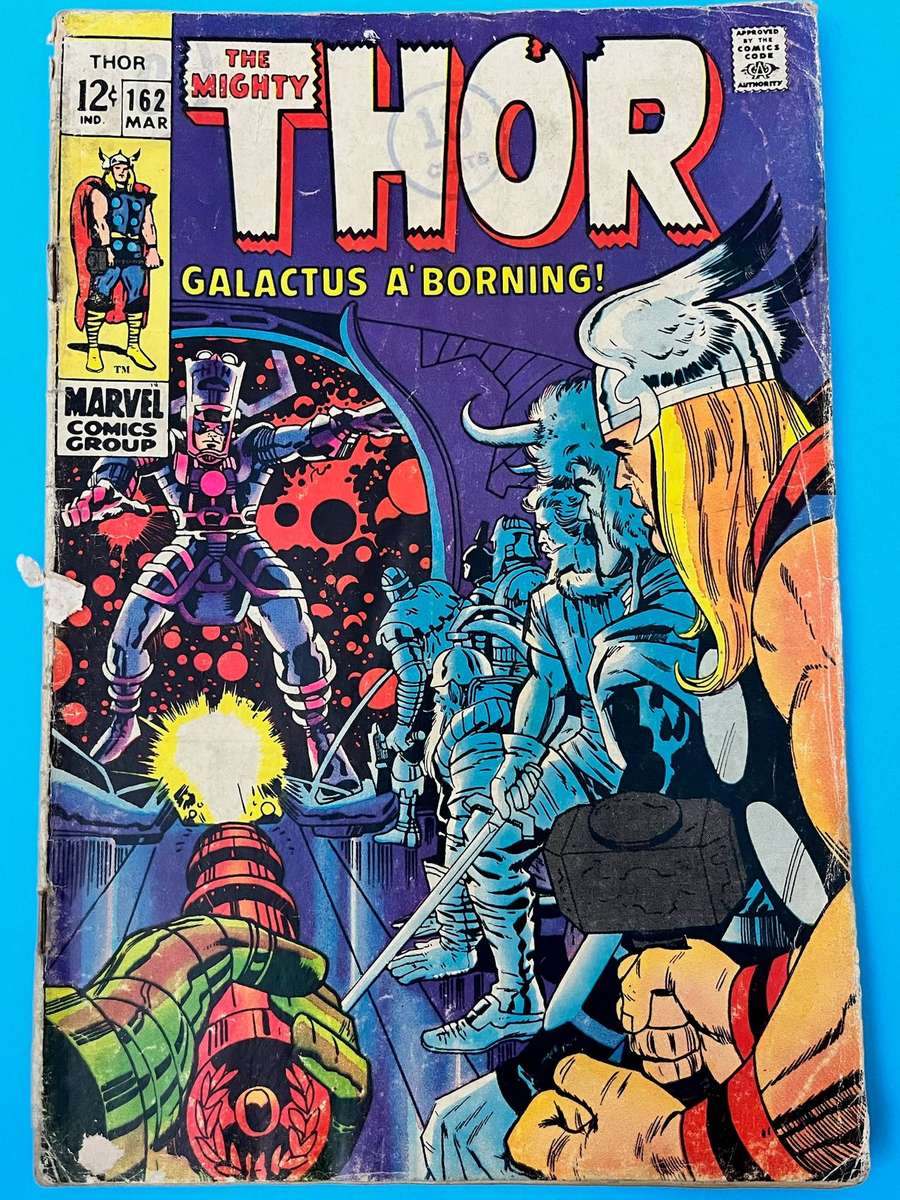  Thor #162 Origin Of Galactus Silver Age Key 1969 Marvel