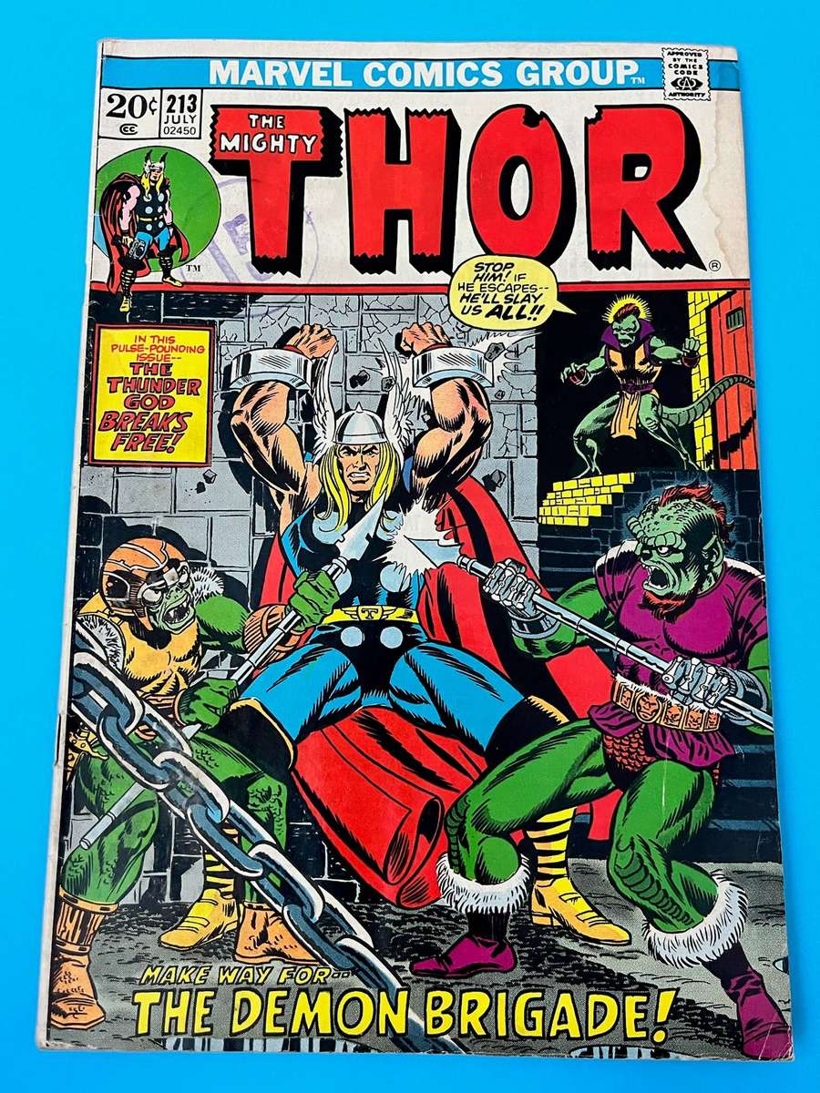  Thor #213 Jim Starlin Cover 1973 Marvel