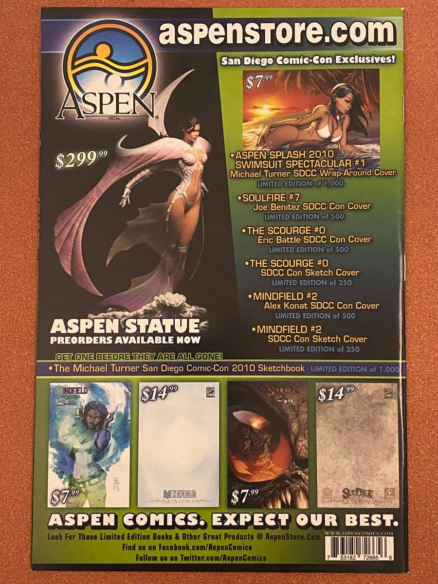  Michael Turners Soulfire #7  Aspen Comics (2010)