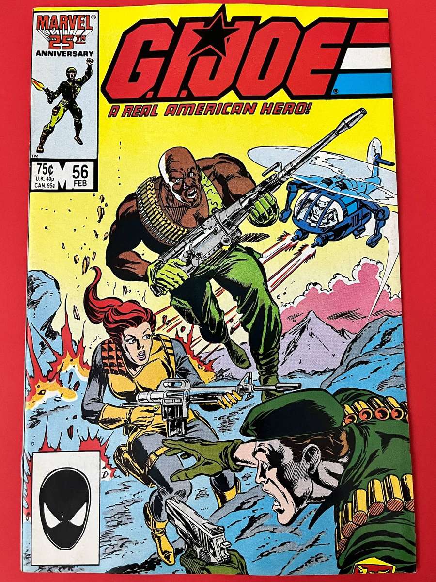  G.I. Joe: A Real American Hero #56  Marvel 25th Anniversary  1987