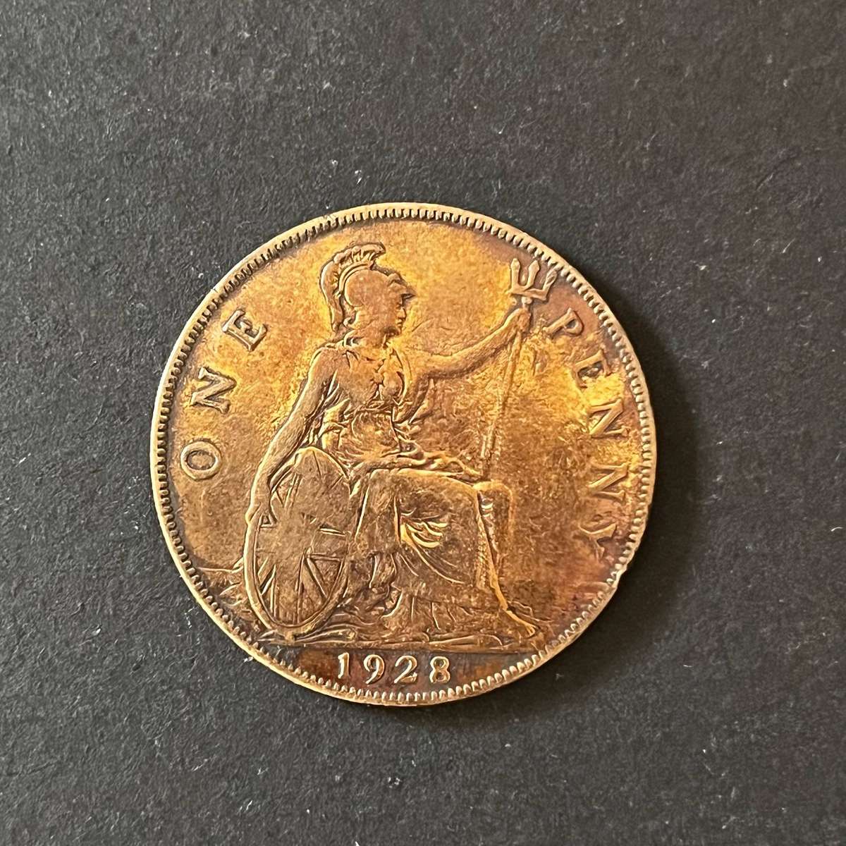  United Kingdom 1928 Penny  George V