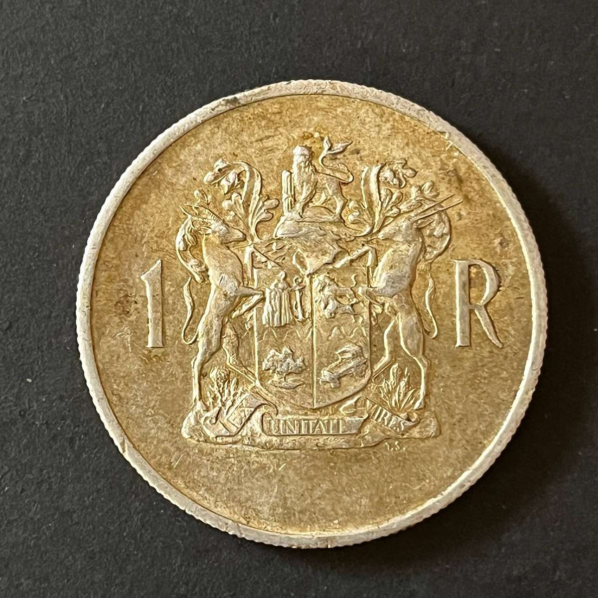  South Africa 1 Rand 1967  Silver (.800)