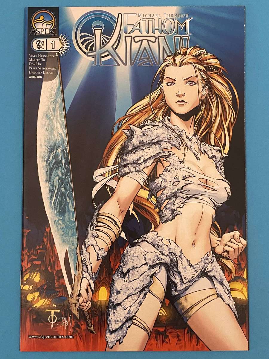  Fathom Kiani #1  Michael Turner Cover  Aspen Comics (2007)