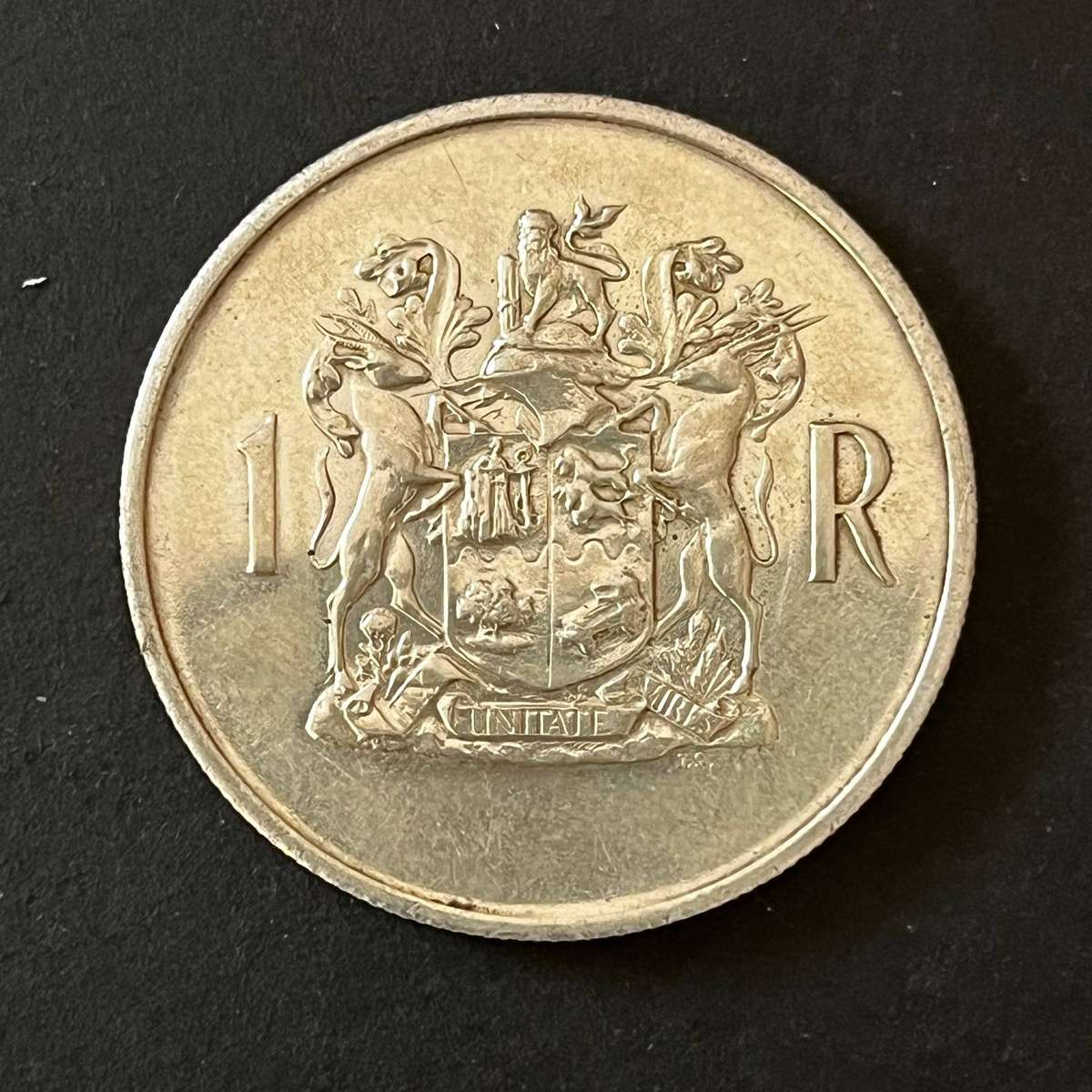  1969 South Africa Silver 1 Rand  800 Fine